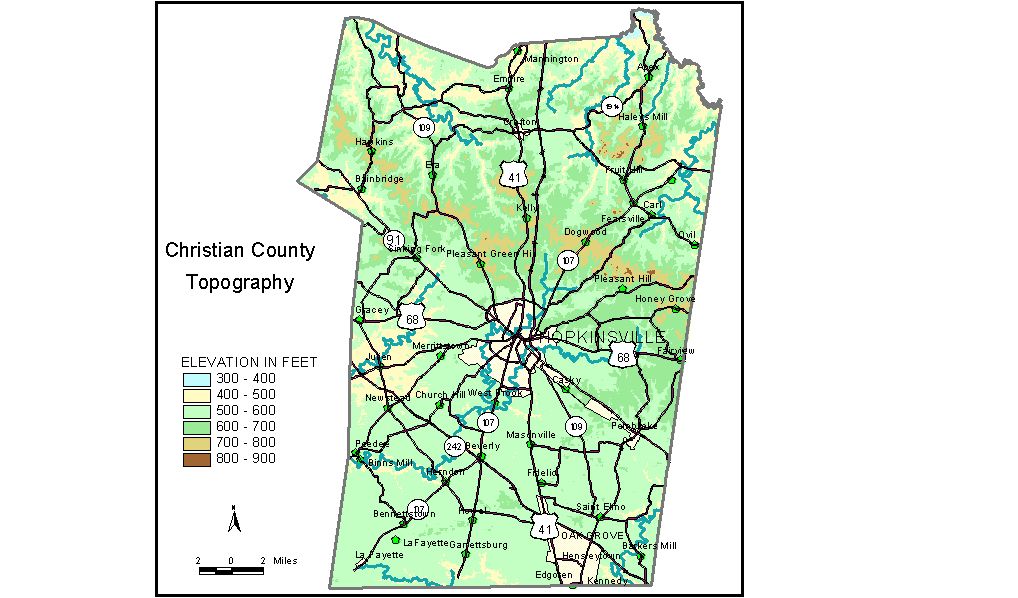 Groundwater Resources Of Christian County Kentucky 8592