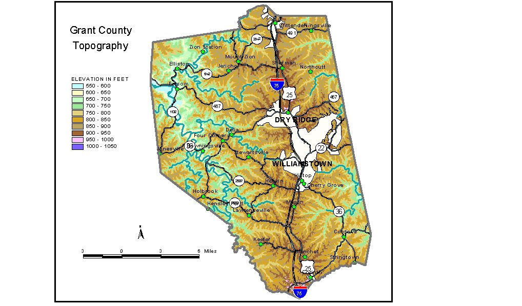 Grant County Ky Gis Map Groundwater Resources Of Grant County, Kentucky