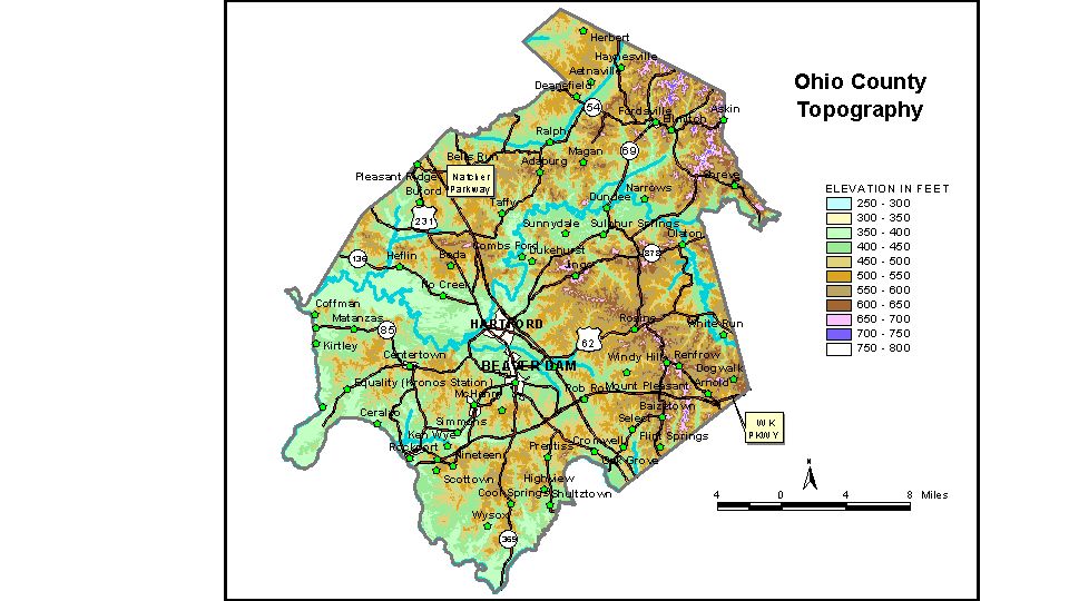 Ohio County Ky Map Groundwater Resources Of Ohio County, Kentucky