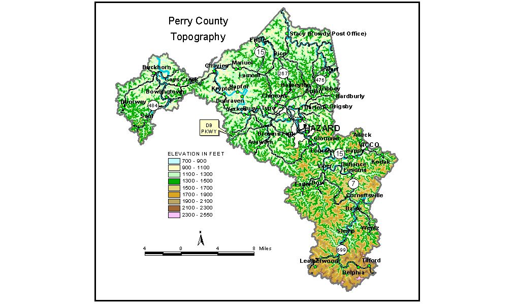 Perry County Kentucky Map Groundwater Resources Of Perry County, Kentucky