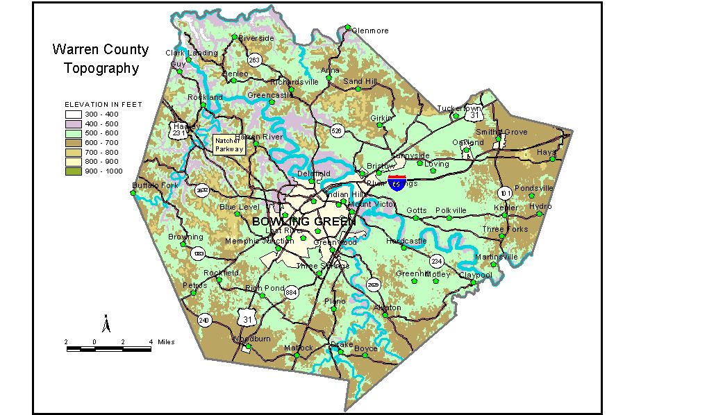 Warren County Ky Wall Map Premium Style By Marketmaps vrogue.co